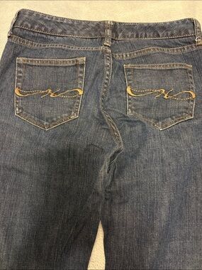 Tommy Hilfiger Dark Blue Low Rise Wide Leg Jeans